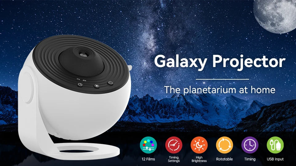 Galaxy Projector Night Light