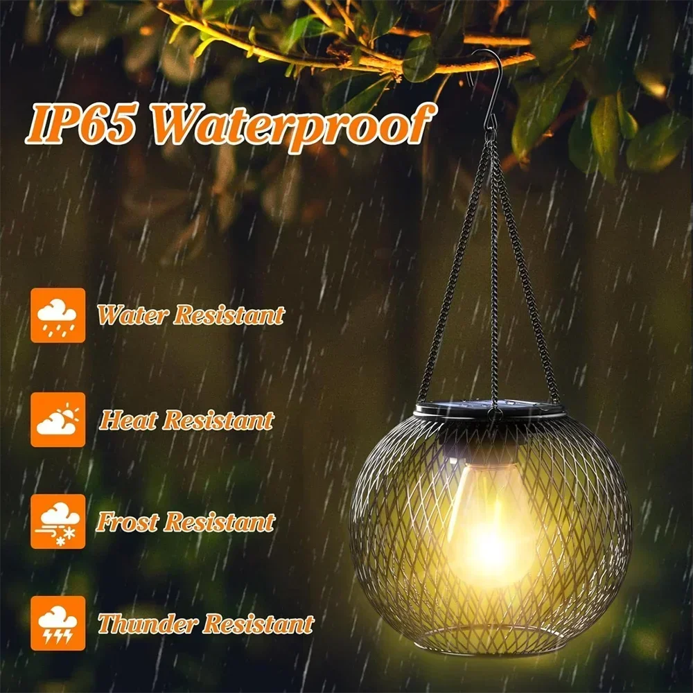 Solar Powered Hanging Lantern