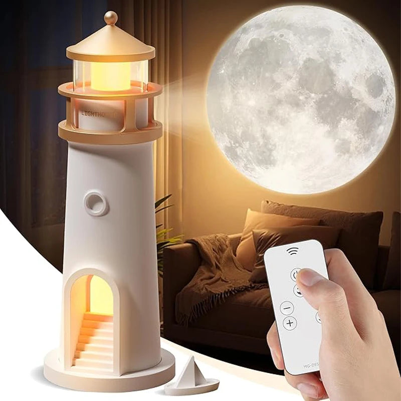 Lighthouse Moon Projection Lamp
