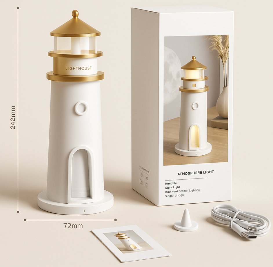Lighthouse Moon Projection Lamp